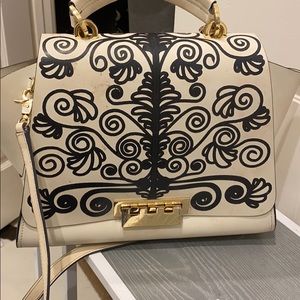 Zac posen embroidered bag